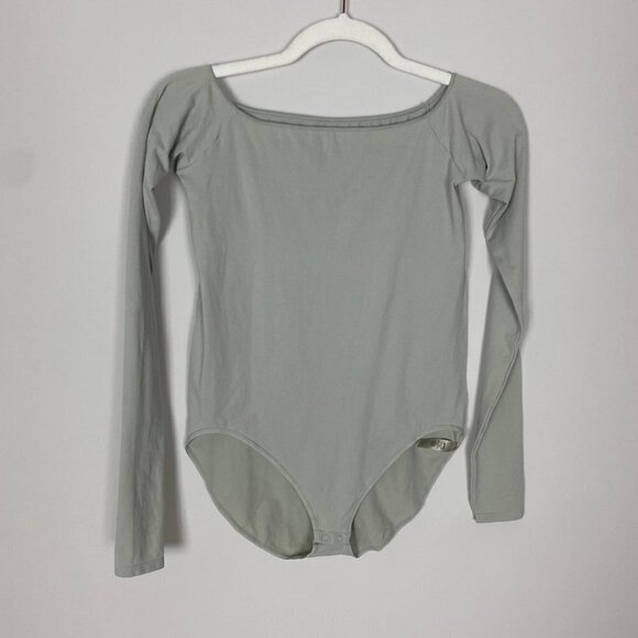 Skims Essentials Long Sleeve Bodysuit Womens Large NWOT - Picture 1 of 5